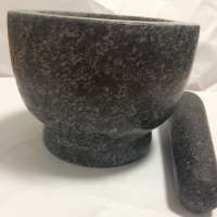 Cheap Kitchen  Grinding Tool Natural Stone Granite Mortar and Pestle